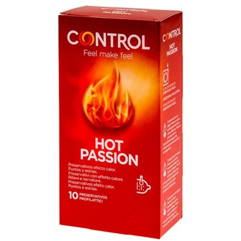 Control Preservativos Hot Passion 10 Unidades