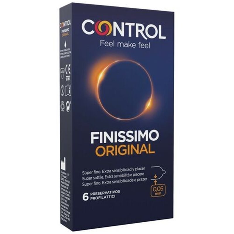 Control Preservativos Finissimo Original 6 Unidades