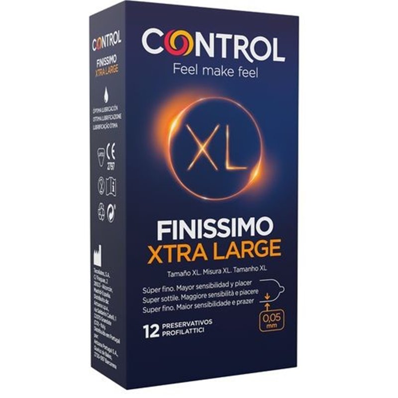 Control Finissimo XL Preservativo 12 Unidades