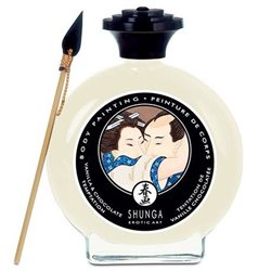 Shunga Body Paint Sabor Bauninha e Chocolate