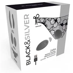 Black Silver Zara Remote Control With Panty