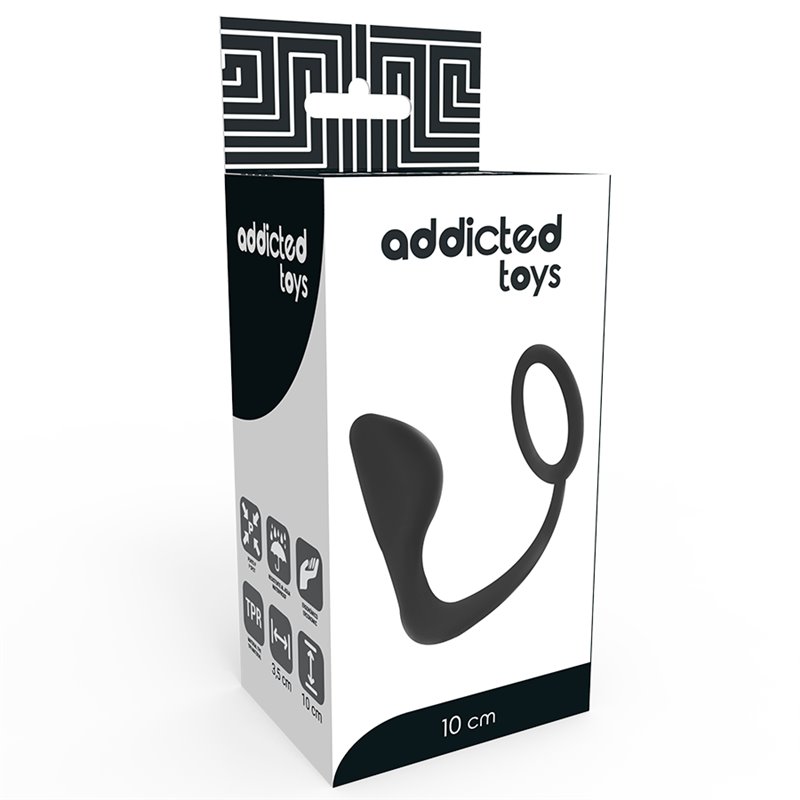 Addicted Toys Tomada Com Anel De Galão Preto