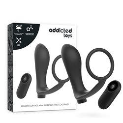 Addicted Toys Estimulador Anal C/ Controlo Remoto E Anel C/ Vibraçao