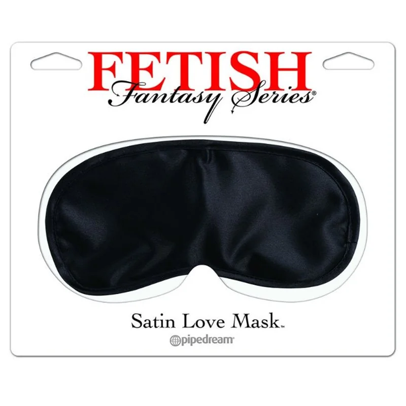 Fetish Fantasy Venda Satin Love Mascara Preta