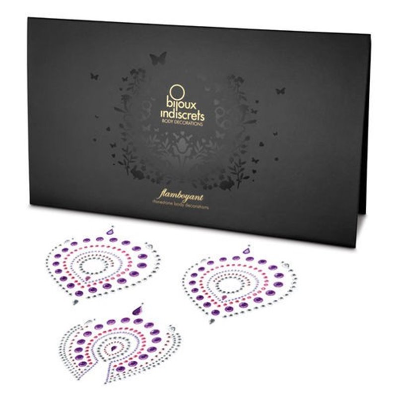 Bijoux Indiscrets Decorações Corporais Mimi Flamboyant Pink/Purple