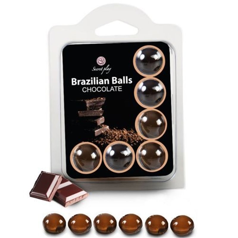 Secret Play Secretplay Set 6 Bolas Brasileiras de Chocolate