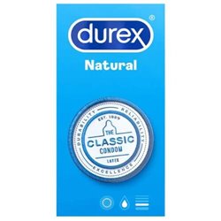 Durex Preservativos Natural Plus x6