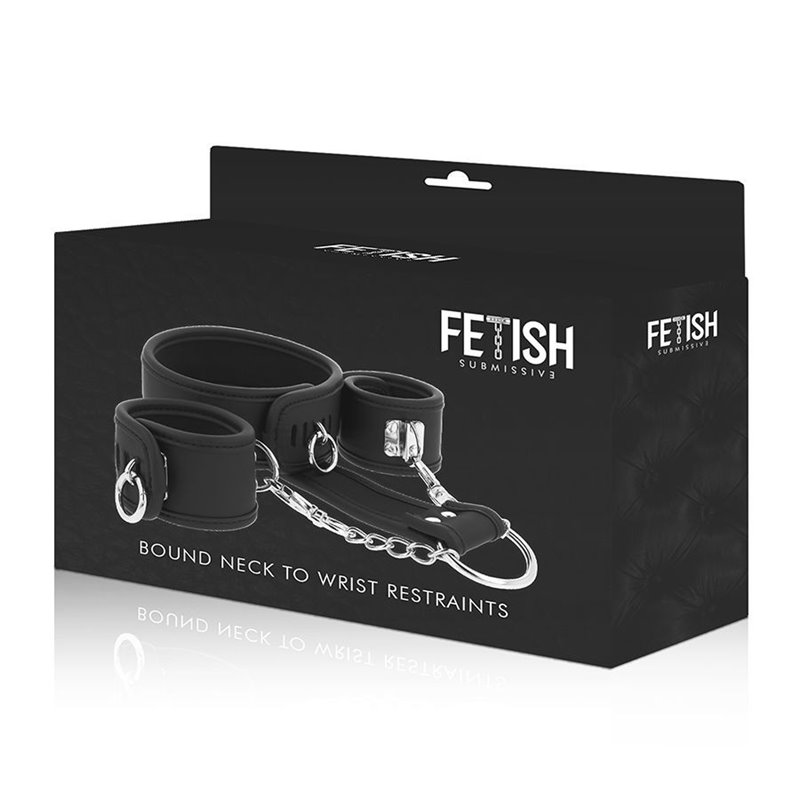 Fetish Collection Submissive Leather And Handcuffs Vegan Leather