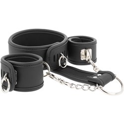 Fetish Collection Submissive Leather And Handcuffs Vegan Leather