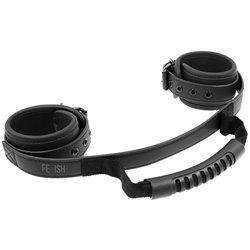 Fetish Collection Submissive Cuffs With Puller