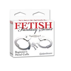 Pipedream Fetish Fantasy Algemas Beginner's Metal Cuffs