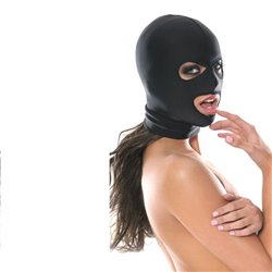 Pipedream Fetish Fantasy Máscara Spandex 3 Hole Hood