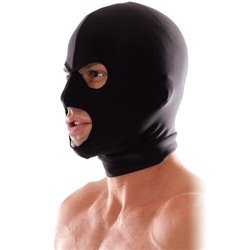 Pipedream Fetish Fantasy Máscara Spandex 3 Hole Hood