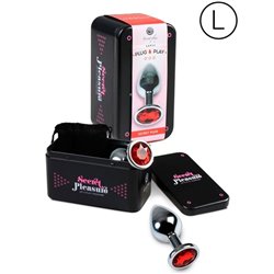 Secret Play Plug Anal L Vermelho Secret Pleasure