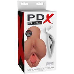 PDX PLUS+ Masturbador Pick Your Pleasure Stroker Claro