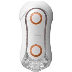 Tenga Tenga Flip Orb Forte Masturbador Branco e Orange Crash