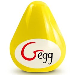 G-Vibe Ovo texturado e reutilizável G-Egg - Amarelo