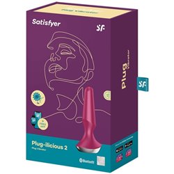 Satisfyer Plug Anal Plug Ilicious 2 Plug Vibrador Vermelho