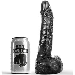 All Black Dildo Fisting 22Cmx4.5Cm