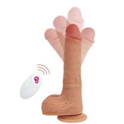 Cyber Silicock Dildo com Comando Realista Mr Rick 20,9x4cm