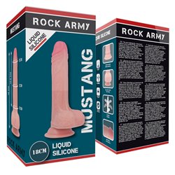 Rock Army Liquid Silicone Premium Mustang Realistic 18cm