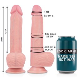 Rock Army Liquid Silicone Premium Spitfire Realistic 21cm