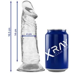 XRay Dildo Jelly Realista Transparente 16,5CM
