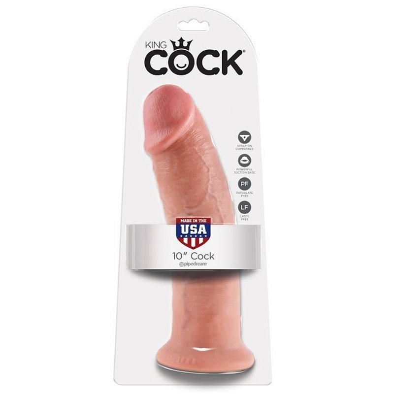 Pipedream Dildo Realístico King Cock 10" White