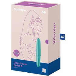 Satisfyer Bala Vibratória Ultra Power Bullet 6 Turquesa