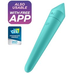 Satisfyer Bala Vibratória Ultra Power Bullet 8 Con App Turquesa