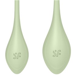 Satisfyer Bolas de Kegel Yoni Power 2 Verde