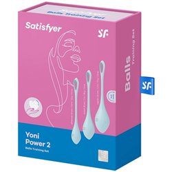 Satisfyer Bolas de Kegel Yoni Power 2 Azul