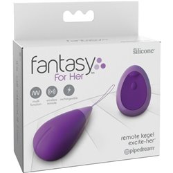 Pipedream Fantasy Ovo Vibratório Remote Kegel Excite-Her Lilás