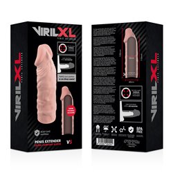 Viril Plus Extensão XL Liquid Silicone V5 Natural