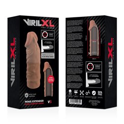 Viril Plus Extensão Liquid Silicone V5 Castanho