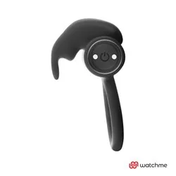 Black & Silver Burton Remote Control Cockring Watchme