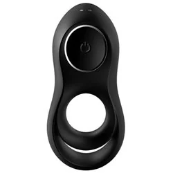 Satisfyer Legendary Duo Vibrating Ring Black