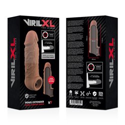 Viril Plus Extensão Liquid Silicone V7 Castanho