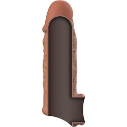 Viril Plus Extensão Liquid Silicone V7 Castanho