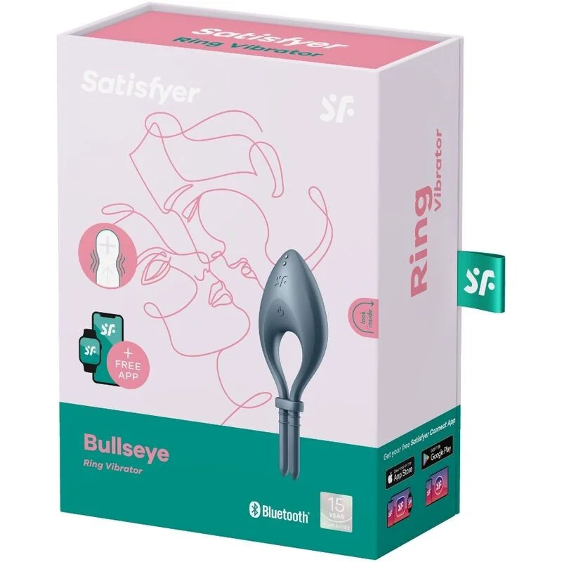 Satisfyer Bullseye Anel Vibrador - Gris