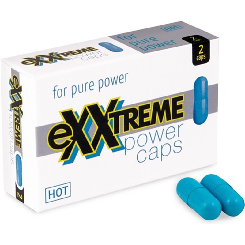 Hot Potenciador Exxtreme Power cápsulas x2