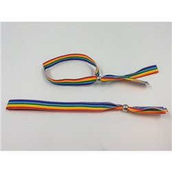 Pulseira com Bola Prateada LGBT