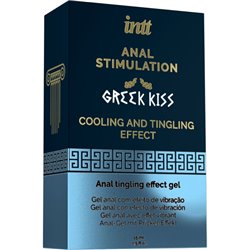 Intt Gel Estimulante Anal Vibração Greek Kiss 15ML