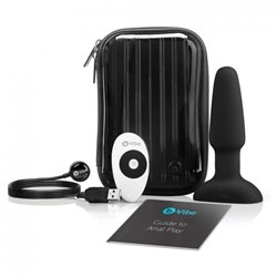 B-Vibe Plug Vibratório com Comando Anilíngua Preto 2