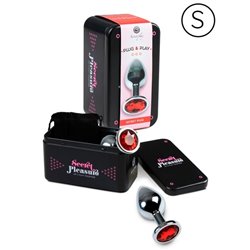 Secret Play Plug Anal S Vermelho Secret Pleasure