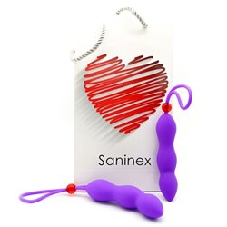 Saninex Plugg Anal e Anel Roxo