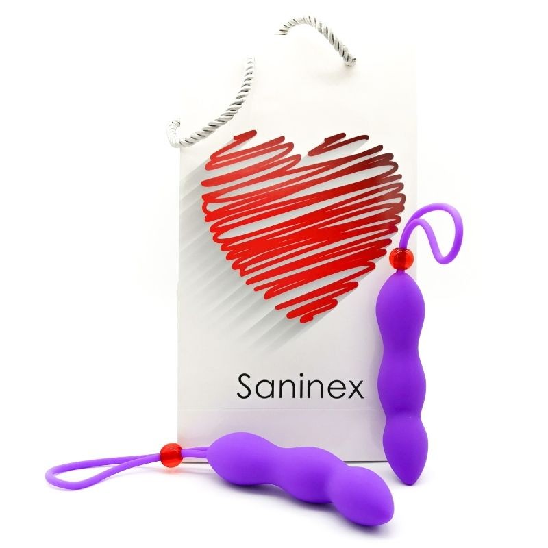 Saninex Plugg Anal e Anel Roxo