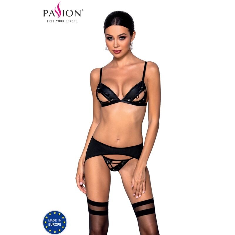 Passion Conjunto 3 Peças Miley Eco Couro S / M