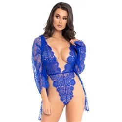 Leg Avenue Conjunto 3 Peças Azul S