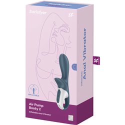 Satisfyer Air Pump Booty 2 Cinza Escuro